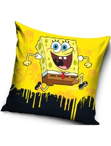 Carbotex Povlak na polštář veselý SpongeBob - 40 x 40 cm