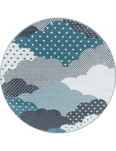 Ayyildiz koberce Dětský kusový koberec Bambi 820 blue kruh - 120x120 (průměr) kruh cm