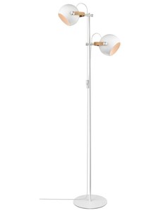 Bílá kovová stojací lampa Halo Design DC II. 150 cm