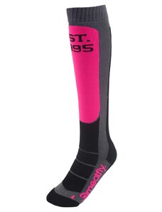 MeatFly zimní ponožky podkolenky Leeway snb socks 2022 Pink/Grey