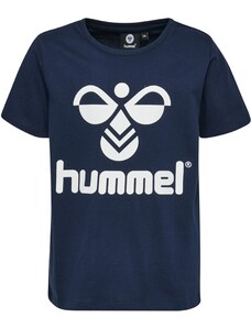 Hummel Tričko 'Tres' námořnická modř / bílá