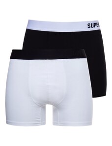 Superdry Boxerky černá / bílá