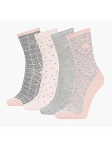Calvin Klein dámské vzorované ponožky 4 pack