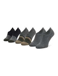 Calvin Klein pánské šedé ponožky 3pack