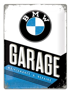 NOSTALGIC-ART Retro cedule plech 300x400 BMW Garage