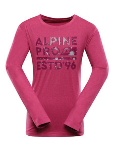 Dětské triko Alpine Pro TEOFILO 11 - tmavě fialová