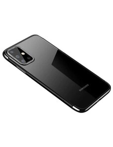 IZMAEL.eu Pouzdro Clear Color s barevným lemem pro Samsung Galaxy A72 4G transparentní