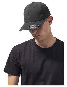 URBAN CLASSICS Flexfit Garment Washed Cotton Dad Hat - black