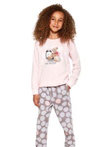 Dívčí pyžamo dlouhé Cornette 994-995/139 Time to Sleep