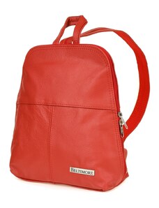 Beltimore 021 Dámský kožený batoh červený