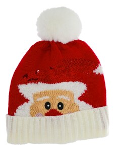 Giil Vánoční pletená čepice se Santou