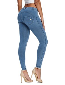 Freddy skinny džíny Wr.Up - 7/8 - Normální Pas - Denim