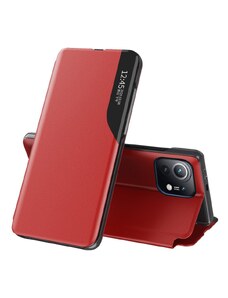 IZMAEL.eu Elegantní knižkové pouzdro View Case pro Xiaomi Mi 11 červená