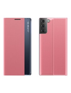 IZMAEL.eu Knížkové otevírací pouzdro pro Samsung Galaxy S21 Plus 5G růžová