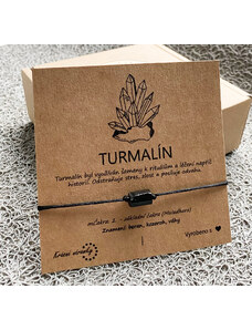 Krásné náramky Náramek simple - Turmalín (přírodní kamen)