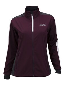 SWIX CROSS JACKET W's Dark Aubergine