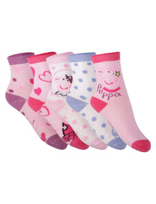 5PACK dětské ponožky Cerdá Peppa Pig vícebarevné (2200007756) 19/20