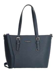 Charm London Tmavě modrá shopper kabelka s nastavitelnými rukojeťmi „Giovanna“