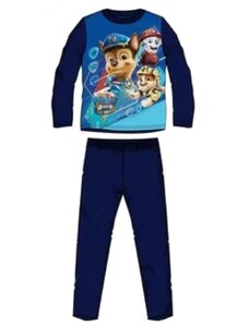 Sun City Chlapecké bavlněné pyžamo s dlouhým rukávem Tlapková patrola / Paw Patrol - modré