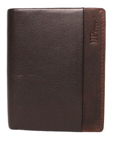Kvalitní malá tmavěhnědá kožená peněženka Marta Ponti no. B293R + RFID