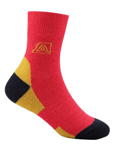 Alpine Pro Indo Dětské vlněné ponožky KSCU016 pink glo S