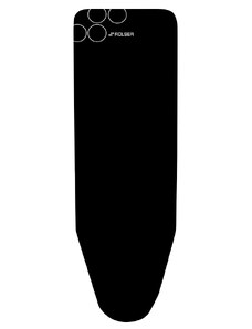 Rolser potah na žehlící prkno 115 x 35 cm, vel. potahu M, 125 x 44 cm, černý