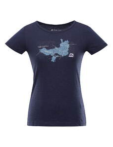 Dámské bavlněné triko Alpine Pro JORAHA - tmavě modrá