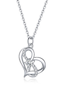 Emporial stříbrný náhrdelník Symbol nekonečné lásky SCN442
