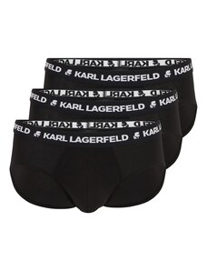 Karl Lagerfeld Slipy černá / bílá