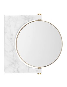 Audo CPH Bílé mramorové nástěnné zrcadlo AUDO PEPE