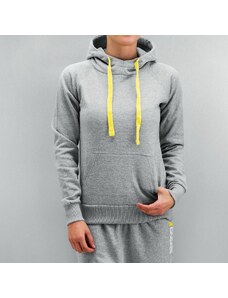 Dangerous DNGRS Graffiti Ladies Hoody Grey Melange/Blazing Yellow