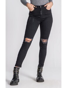 Gianni Kavanagh Black Core Ripped Jeans