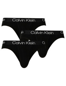 3PACK pánské slipy Calvin Klein černé (NB2969A-7VI)