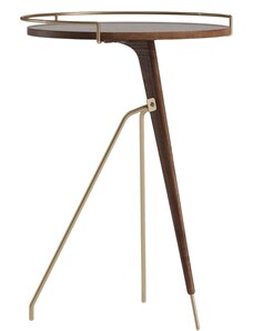 Audo CPH Ořechový odkládací stolek AUDO UMANOFF 60 cm