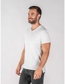 TallGuys Pánské rozstřižené tričko | véčko | Pure white