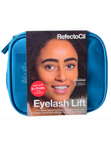RefectoCil Eyelash Lift silikonové polštářky pod oči 6 ks + lepidlo 4 ml + Lashperm 2 x 3,5 ml + Neutralizator 2 x 3,5 ml + Rosewood tyčinka 1 ks + kosmetický štětec 2 ks + miska 2 ks dárková sada