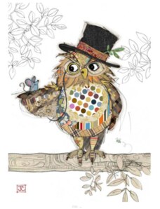 Přání do obálky Bug Art - Oswald Owl