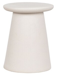 Hoorns Bílý keramický odkládací stolek Baileen 35 cm