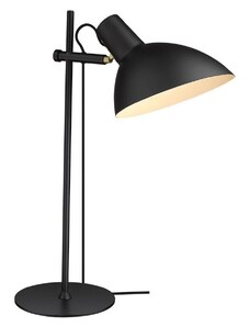 Černá kovová stolní lampa Halo Design Metropole
