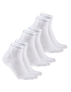 Sportovní ponožky CRAFT Mid 3-pack - bílá
