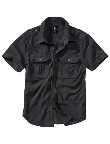 BRANDIT košile Vintage Shirt shortsleeve Černá