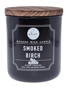 DW HOME vonná svíčka ve skle Smoked Birch, velká