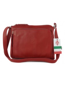 Kožená crossbody kabelka Florence VP3X1G červená