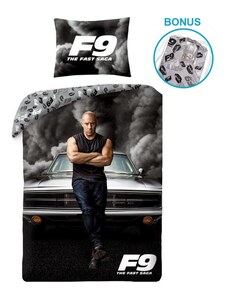 Halantex Bavlněné ložní povlečení Rychle a zběsile F9 - Fast & Furious 9 - 100% bavlna - 70 x 90 cm + 140 x 200 cm