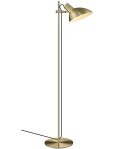 Mosazná kovová stojací lampa Halo Design Metropole 150 cm
