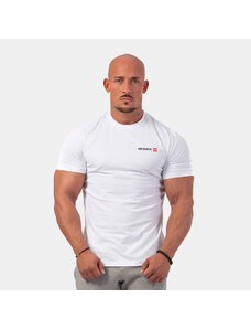 Pánské tričko Minimalist Logo bílé - NEBBIA