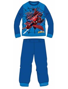 Setino Chlapecké bavlněné pyžamo s dlouhým rukávem Spiderman MARVEL - modré