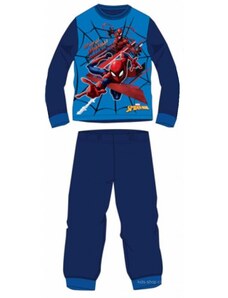 Setino Chlapecké bavlněné pyžamo Spiderman Marvel - tm. modré