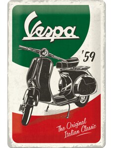 Nostalgic Art Plechová cedule Vespa The Italian Classic 30 x 20 cm
