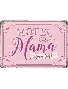 NOSTALGIC-ART Retro cedule pohlednice plech 100x140 Hotel Mama